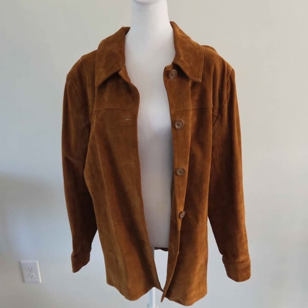 Cherokee Women’s Genuine Leather Suede Jacket sz. XL